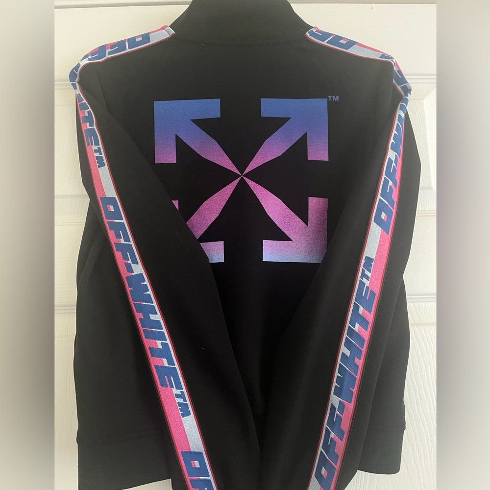 Off-White c/o Virgil Abloh Arrows Zipped Track Bomber